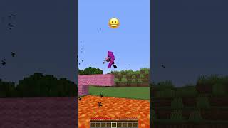 Breaking Over Lava vs Emoji Reaction minecraft meme shorts [upl. by Steiner]