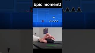 Epic GIGACHAD moment in Geometry Dash [upl. by Chow]