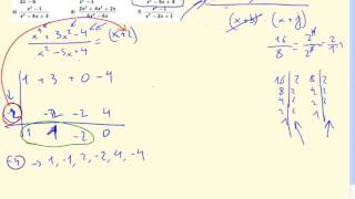 Simplificacion de fracciones algebraicas por Ruffini [upl. by Faxun49]