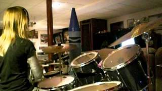 14 yr Old Girl Drummer quotPour Some Sugar On Mequot Def Leppard Drum Cover [upl. by Ibrab]