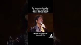 Michael Jackson’s First Moonwalk🕺🏽 michaeljackson moonwalk billyjean thriller [upl. by Ronacin517]