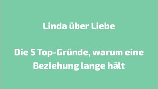 5 Gründe warum eine Beziehung lange hält [upl. by Delphina]