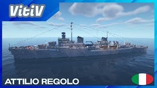 RN Attilio Regolo  Capitani Romaniclass Light Cruiser  Minecraft [upl. by Clarie636]