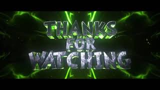 Thanks for watching outro template [upl. by Sheree331]