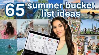 ULTIMATE SUMMER BUCKET LIST ☀️ 65 things to do this summer  🌊 [upl. by Jak]