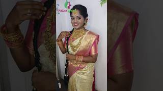 makeover done by natural greens in gummidipoondi makeup sareedraping naturalgreens gummidipoondi [upl. by Jemena287]