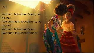 We dont talk about Bruno Encanto  Lyrics [upl. by Enytsuj]