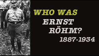 Who was Ernst Röhm English [upl. by Ellehcor]