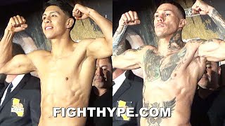 JAIME MUNGUIA VS GABE ROSADO WEIGHIN amp ROWDY FINAL FACE OFF [upl. by Sivram]