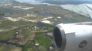 Biman DC1030 S2ACO Landing at Dhaka 2012  Window View [upl. by Beare]