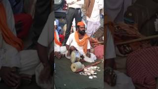 Shahir bhausaheb Jadhav a local artist from kurduwadi sing a song very nice [upl. by Melan]