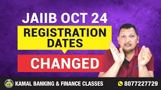 🚨 JAIIB Registration Dates UPDATED  Important Changes Need to Know [upl. by Ellemac]