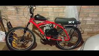 bike caiçara aro 26 com motor 4 tenpos [upl. by Nosauq744]