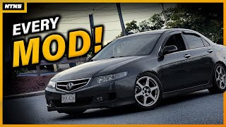 Every Mod on my 2008 Acura TSX so far [upl. by Edbert]