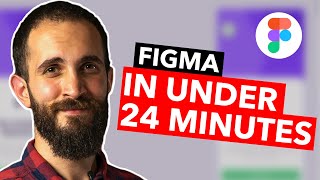 Figma UI Design Tutorial Get Started in Just 24 Minutes [upl. by Ierbua]