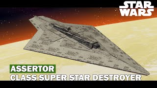 Star Wars Assertor Super Star Destroyer [upl. by Paulo]