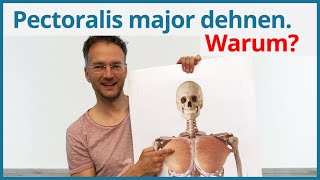 Pectoralis major dehnen ✅ mit Yoga Nackenverspannungen lösen Teil 1 [upl. by Nirtiak658]