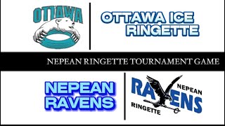 Nepean Ravens Vs Ottawa Ice Ringette Tournament Game Highlights [upl. by Menon]