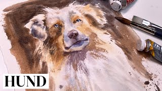 Weiches Fell  Aquarell Tutorial [upl. by Arahsal541]