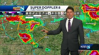 KCCI 8 Severe Weather Coverage June 25 2024 [upl. by Eednil]