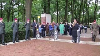 Oosterbeek herdenking Airborne Begraafplaats 2015 [upl. by Baggott]