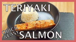 Oven Baked Teriyaki Salmon Easy Recipe  Easy Ready in 15 mins  Work from Home Lunch Idea [upl. by Enyaj921]