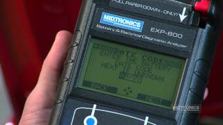 Midtronics EXP800 Testing A Battery HD [upl. by Irac]