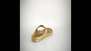 Sandalias BIRKENSTOCK Gizeh Eva Glamour Gold [upl. by Napas]