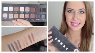 Lorac Pro Palette Review amp Comparison  Makeup Minute [upl. by Zeb]