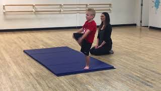 Boy with Autism Doing Gymnastics and Dance [upl. by Edaj]