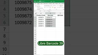 Generate Barcodes amp QR Codes in Excel FAST [upl. by Adlitam]