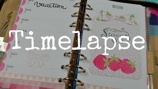 Filofax Deco TimeLapse Berry Bow [upl. by Nahtal]