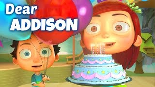 Happy Birthday Song to Addison [upl. by Aihsia]