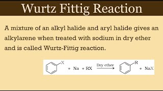 Wurtz Fittig Reaction with Mechanism is amazing  Organic Chemistry  Gagan Sir [upl. by Hcurab]