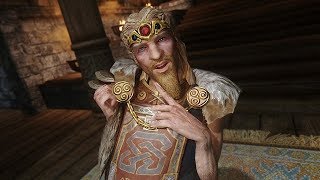 Elder Scrolls V Skyrim  King of the dance floor  Jarl Balgruuf vs 2B [upl. by Assenev]