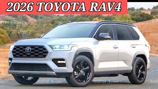 2026 Toyota RAV4 Exterior Reveal  First Loook  Everything We Know [upl. by Ipoillak]