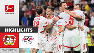 UNBELIEVABLE On FireOpenda Breaks LeverkusenRun  Bayer Leverkusen  RB Leipzig 23  Highlights [upl. by Darya]