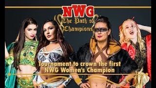 NWG Path Of Champions Amira VS Lara Wild VS Domiziana Roy VS Darcy Stone NWG Women Champion Matc [upl. by Tabby]