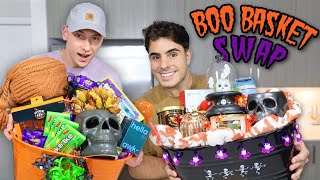 I SWAPPED BOO BASKETS WITH MY BOYFRIEND [upl. by Boleyn]