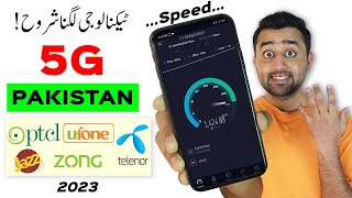 5G in Pakistan  Big Update by Jazz 5G  quot5G Speed Test and Launch Date in Pakistanquot [upl. by Scoter]