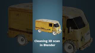 Want a tutorial Cleaning photogrammetry from Reality capture in Blenderblender blender3d 3d [upl. by Menard190]