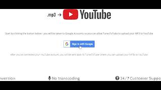 tunestotube  simple upload tutorial  how to upload an mp3 to YouTube [upl. by Rehc]