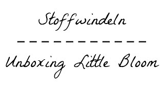 Stoffwindeln UNBOXING Little Bloom Pocketwindeln [upl. by Wiener]