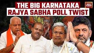 Rajya Sabha LIVE Rajya Sabha Election In Karnataka LIVE Karnataka Congress News Rajya Sabha Polls [upl. by Ylra668]