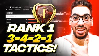 THE BEST RANK 1 META 3421 FORMATION amp CUSTOM TACTICS FOR EAFC 24 ULTIMATE TEAM [upl. by Salta12]