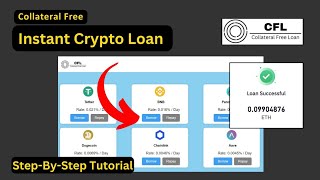 Collateral Free Crypto Loan Earn Unlimited Money Easily  Crypto Airdrop  Earn Free Crypto Borrow [upl. by Neal]