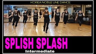 SPLISH SPLASH Line Dance IntermediateJo Thompso [upl. by Kired932]