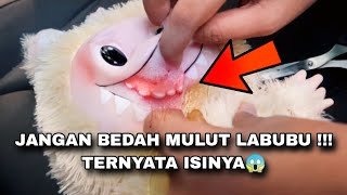 JANGAN BEDAH MULUT LABUBU  TERNYATA ISINYA😱 [upl. by Forras]