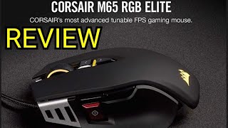 Mouse Gamer Corsair M65 Elite RGB 8 Botões 18000DPI Preto Review [upl. by Ujawernalo40]