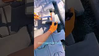 Sidewalk tile edge installation tool [upl. by Acinet]